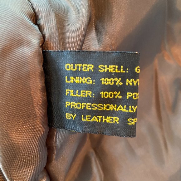 Brown Suede Outer Jacket trimmed with buckles by “Beyond Sport – California.” - Picture 5 of 6